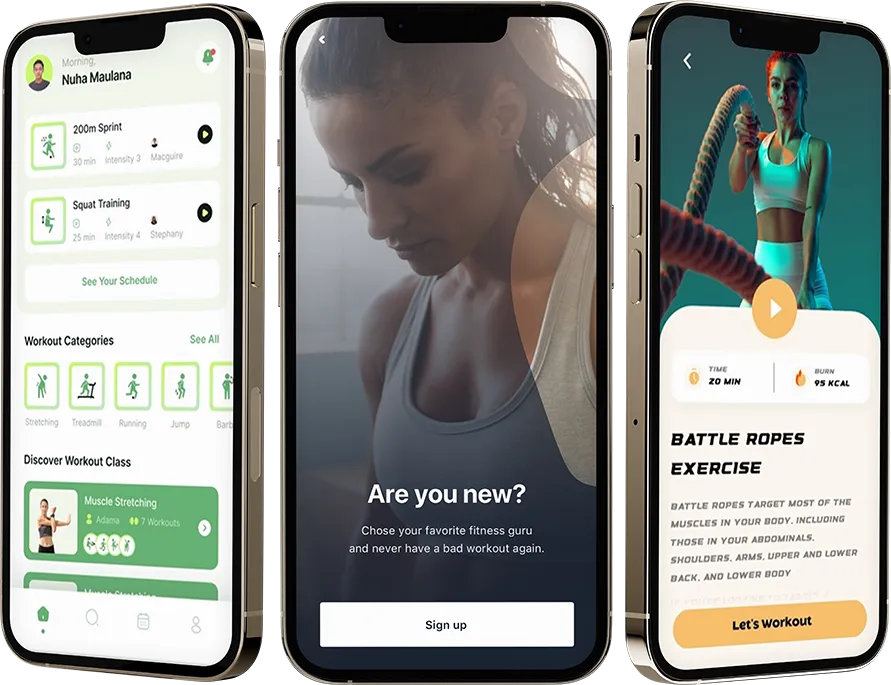 FITNESS APP TO TRACK YOUR DAILY EXERCISES