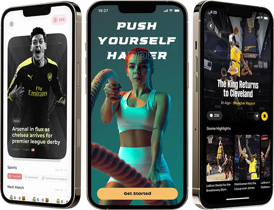 PROFESSIONAL SPORTS APP DEVELOPERS IN UAE